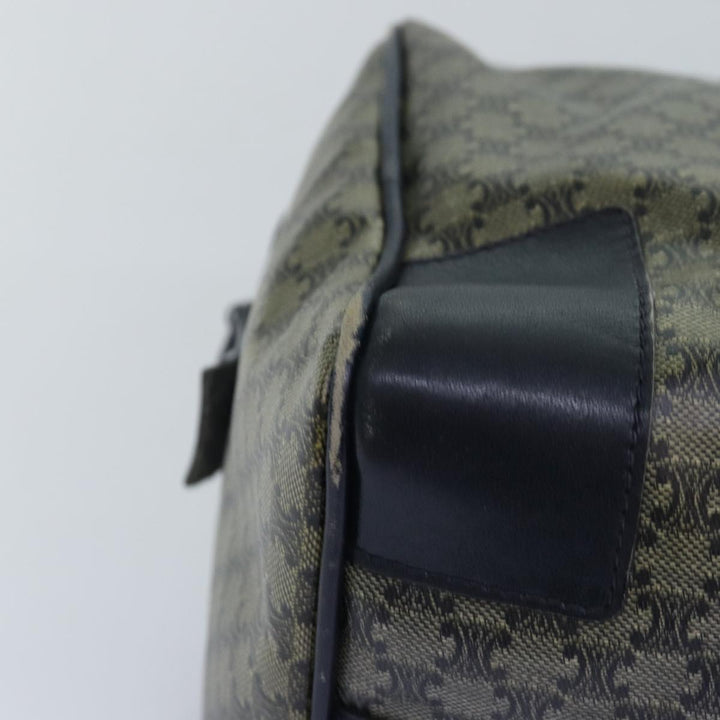 Celine Macadam Canvas Boston Bag Navy Auth 77039