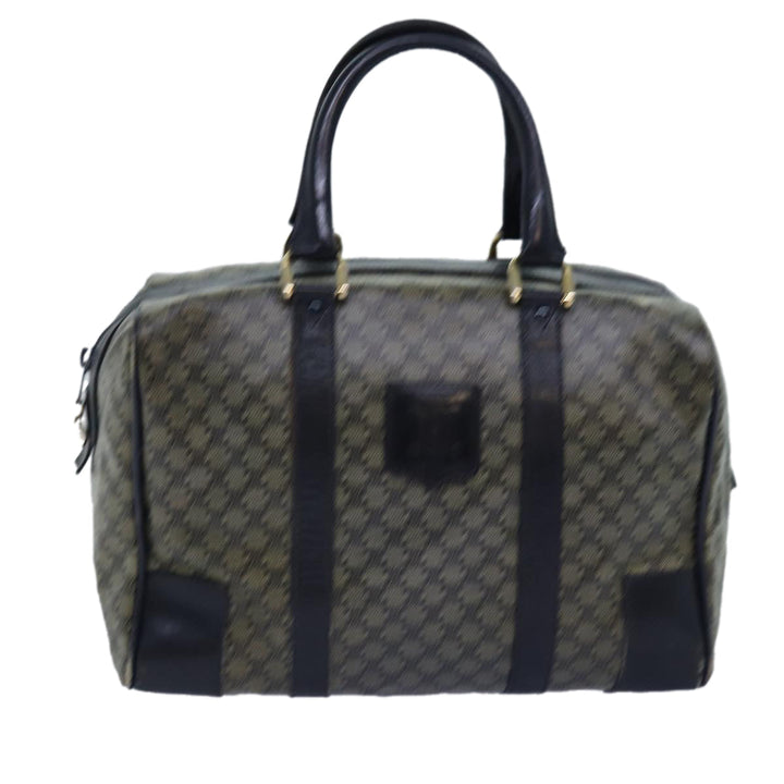 Celine Macadam Canvas Boston Bag Navy Auth 77039