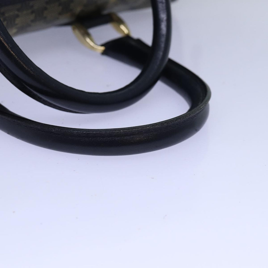 Celine Macadam Canvas Boston Bag Navy Auth 77039