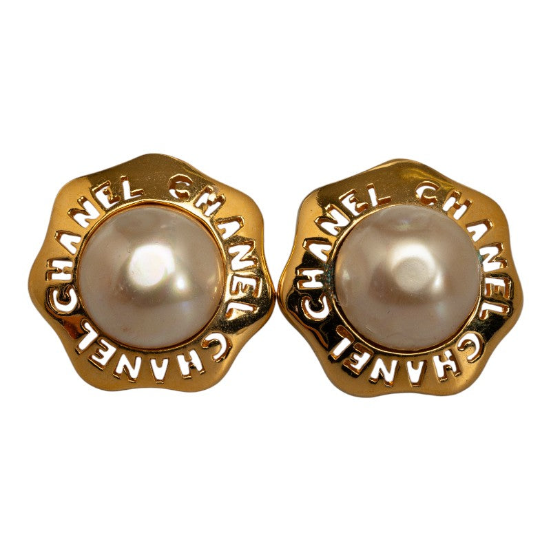 Top Quality Chanel Earring Gold White Lady Earring Luxury Market