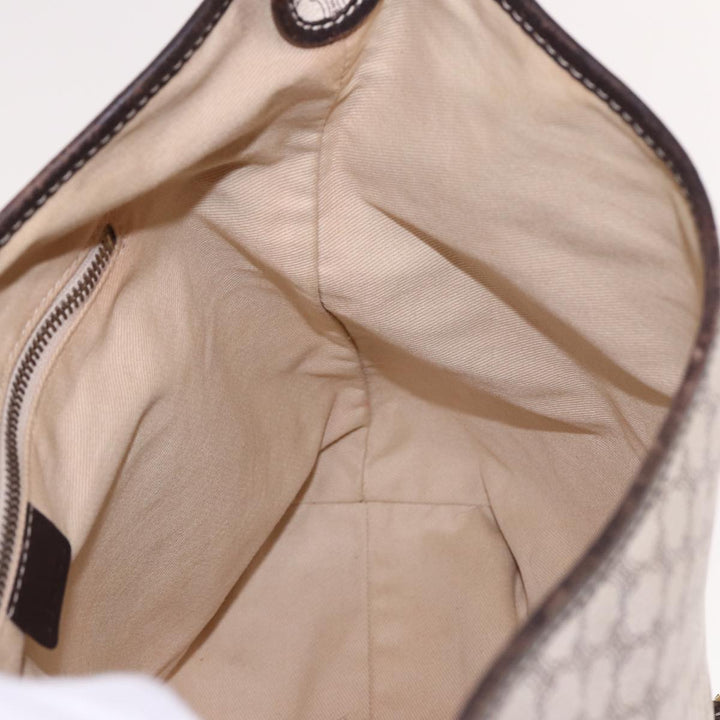 Celine Macadam Canvas Shoulder Bag Shoulder Bag White Auth 77215