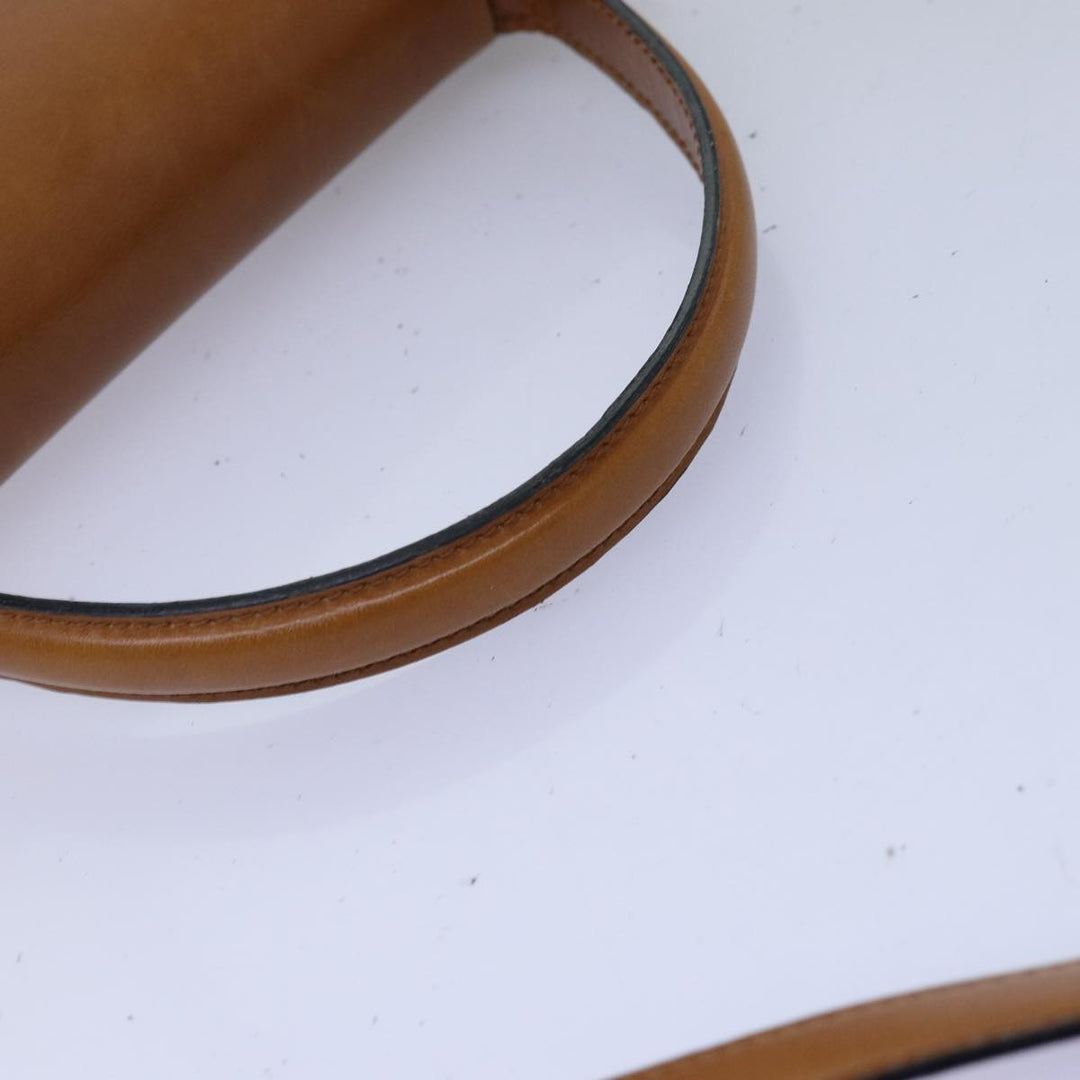 Celine Hand Bag Leather 2way Brown Auth 77233