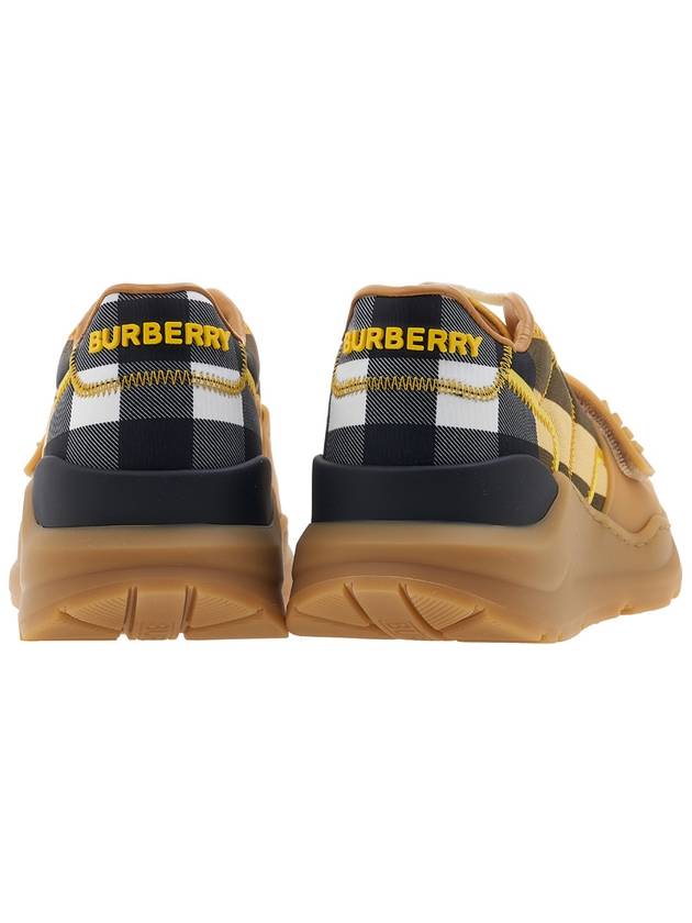 Top Quality Burberry Vintage Check Ramsey Low Top Sneakers Yellow