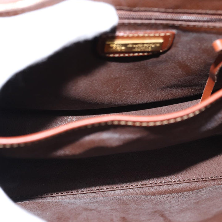 BurberrySs Nova Check Hand Bag PVC 2way Beige Auth 77376