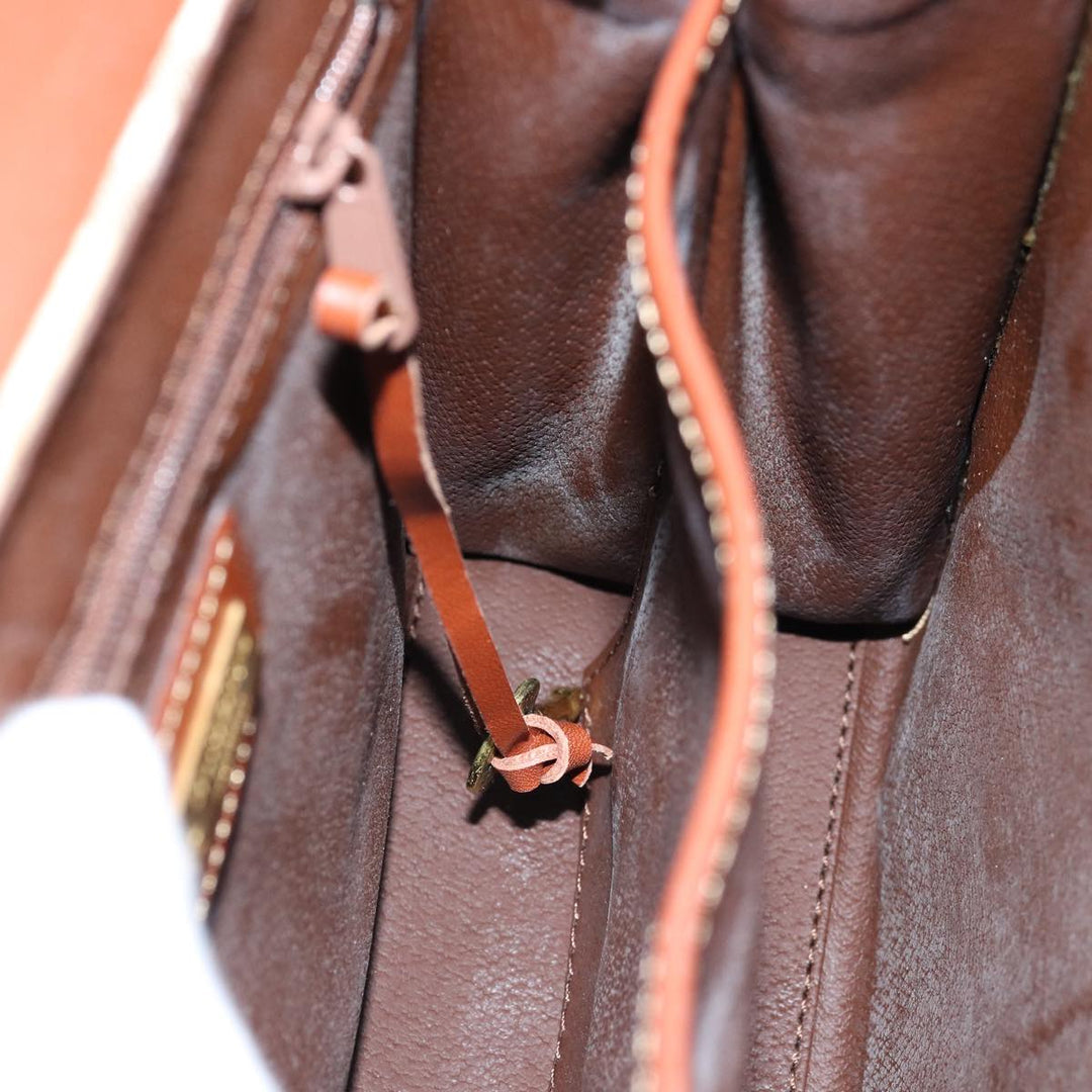 BurberrySs Nova Check Hand Bag PVC 2way Beige Auth 77376