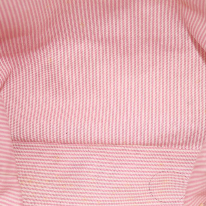 Celine C Macadam Canvas Shoulder Bag Pink Auth 77385