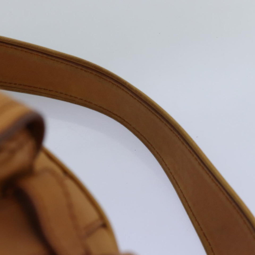 Celine Shoulder Bag Leather Brown  77389