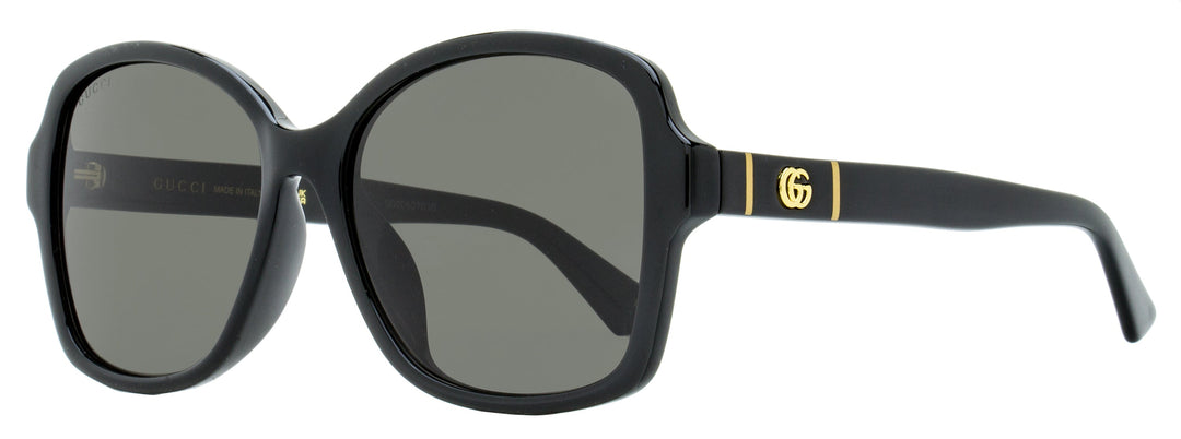 Gucci Women's Butterfly Sunglasses GG0765SA 002 Black 57mm