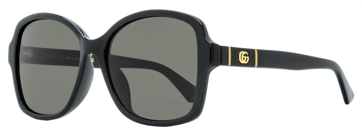 Gucci Women's Butterfly Sunglasses GG0765SA 002 Black 57mm