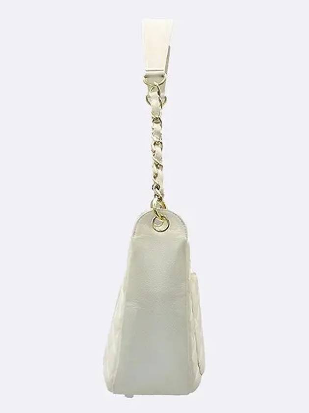 A20993 Ivory White Color Timeless Caviar Hobo Bag Chanel