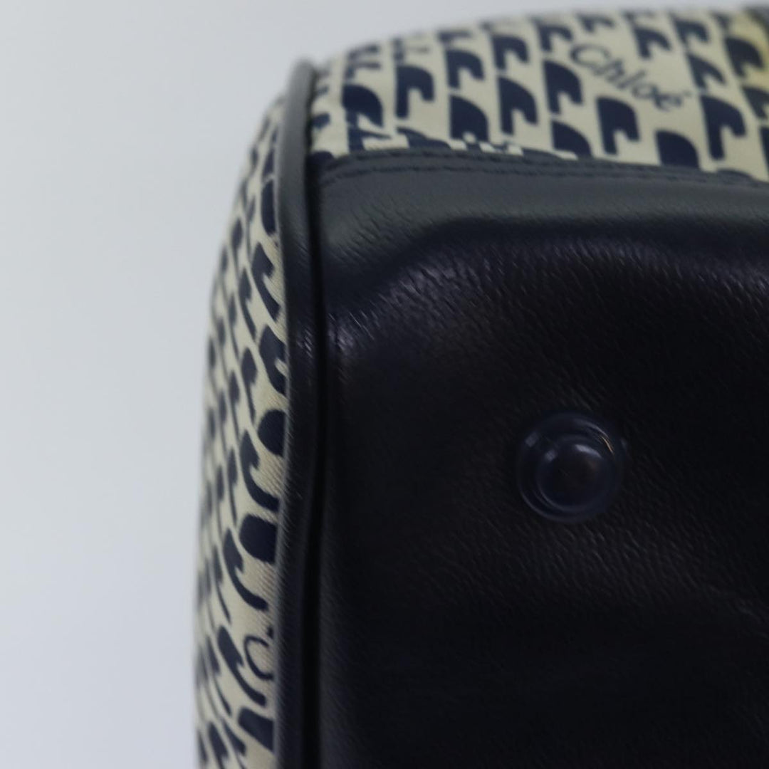 Chloe Hand Bag Nylon Navy 77642