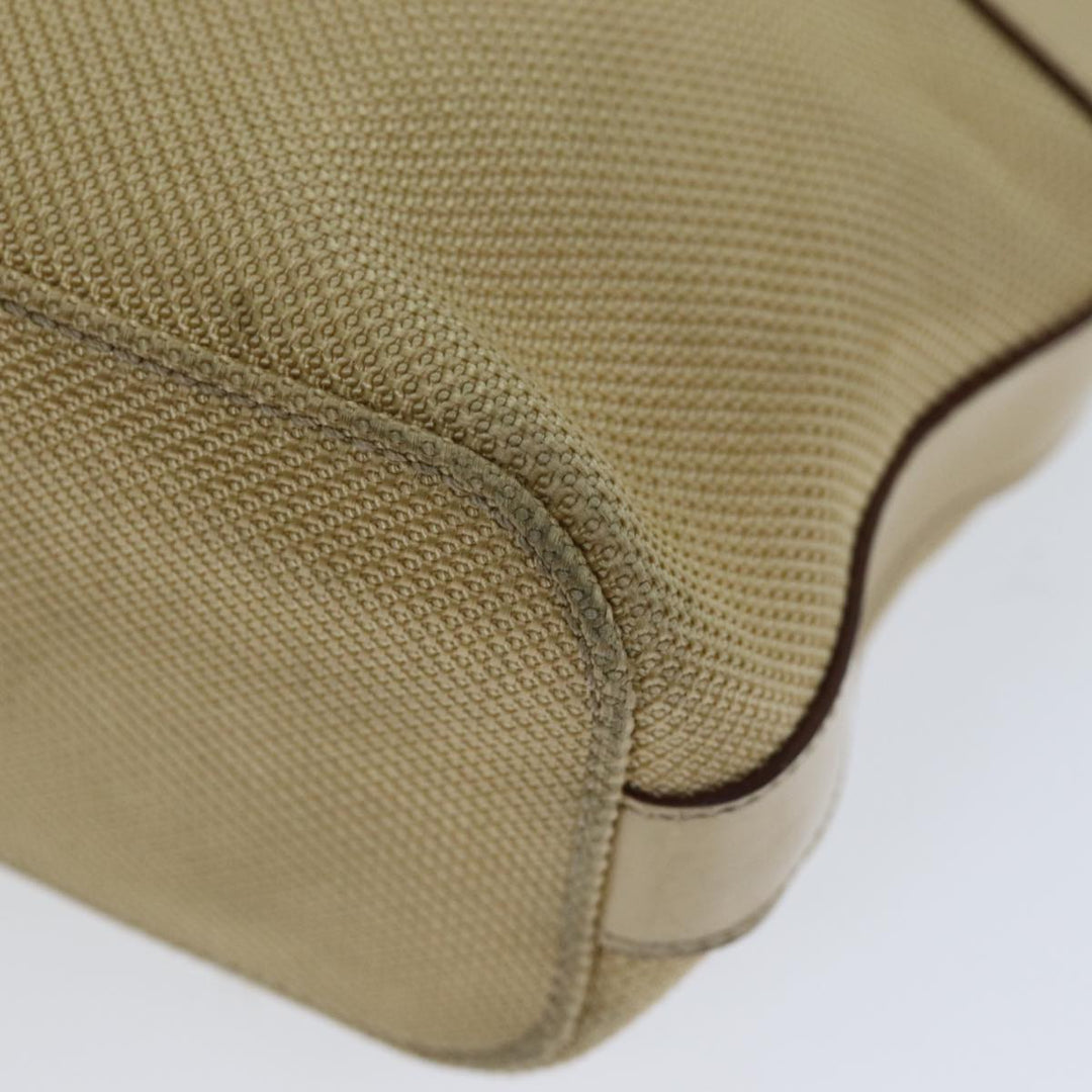 Top Quality Celine Hand Bag Canvas Beige Auth 77718