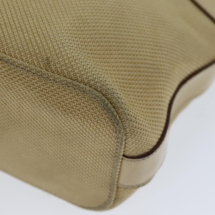 Top Quality Celine Hand Bag Canvas Beige Auth 77718