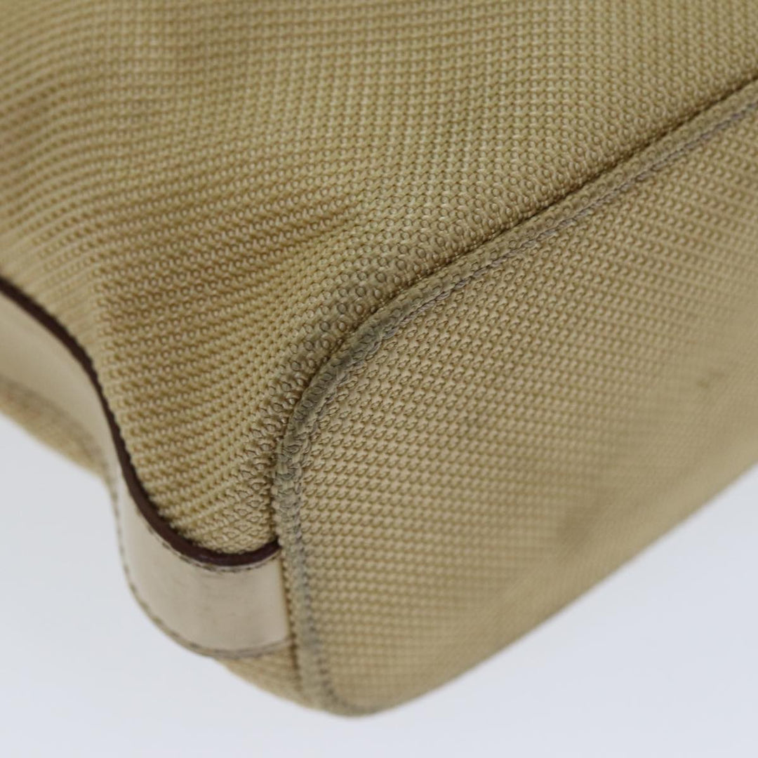 Celine Hand Bag Canvas Beige Auth 77718