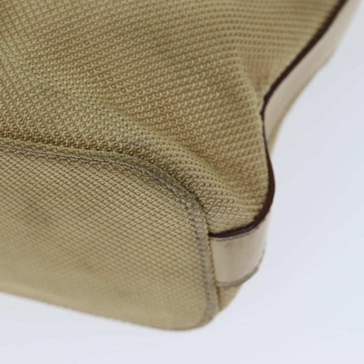 Top Quality Celine Hand Bag Canvas Beige Auth 77718