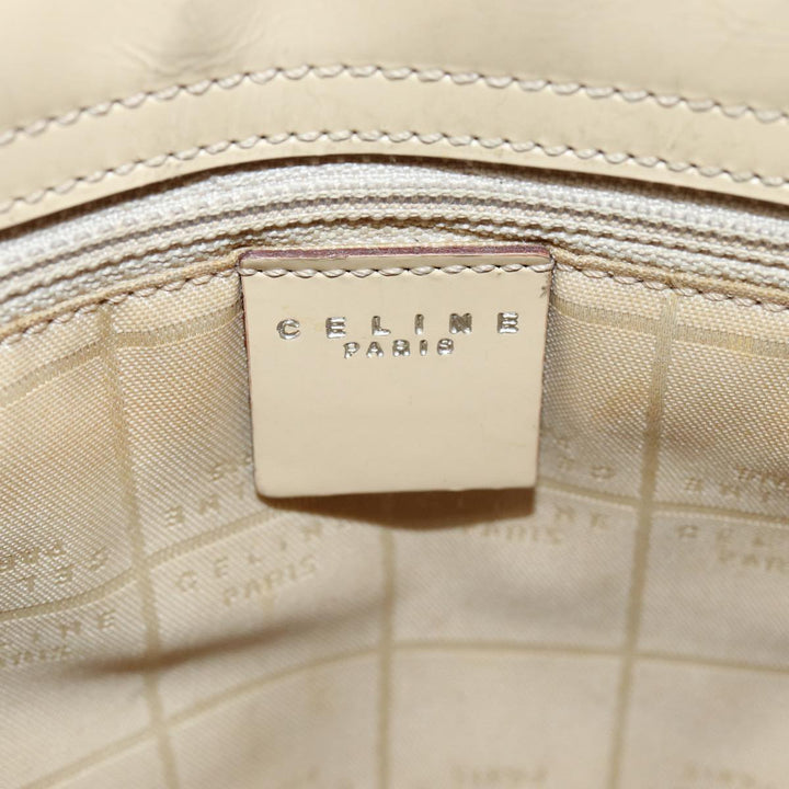Celine Hand Bag Canvas Beige Auth 77718