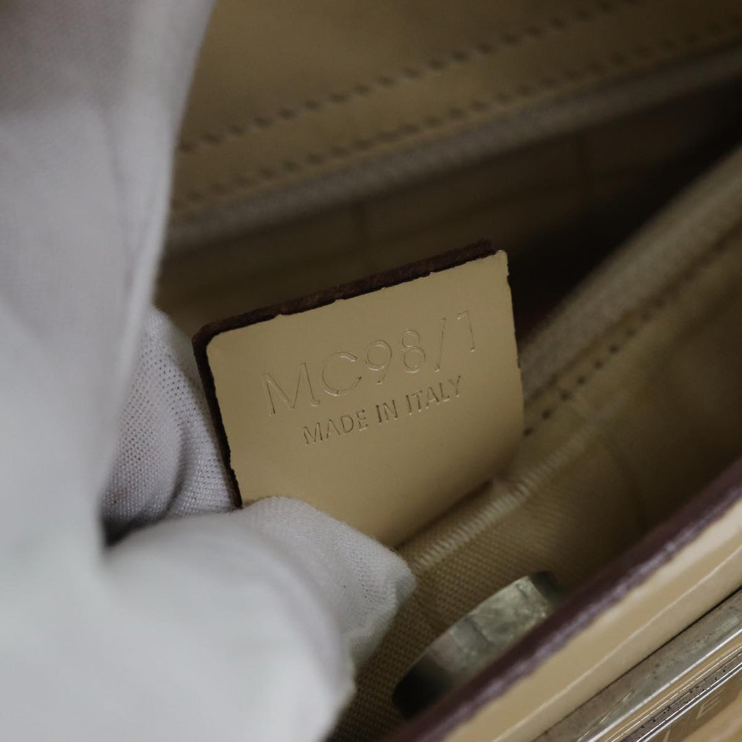 Celine Hand Bag Canvas Beige Auth 77718