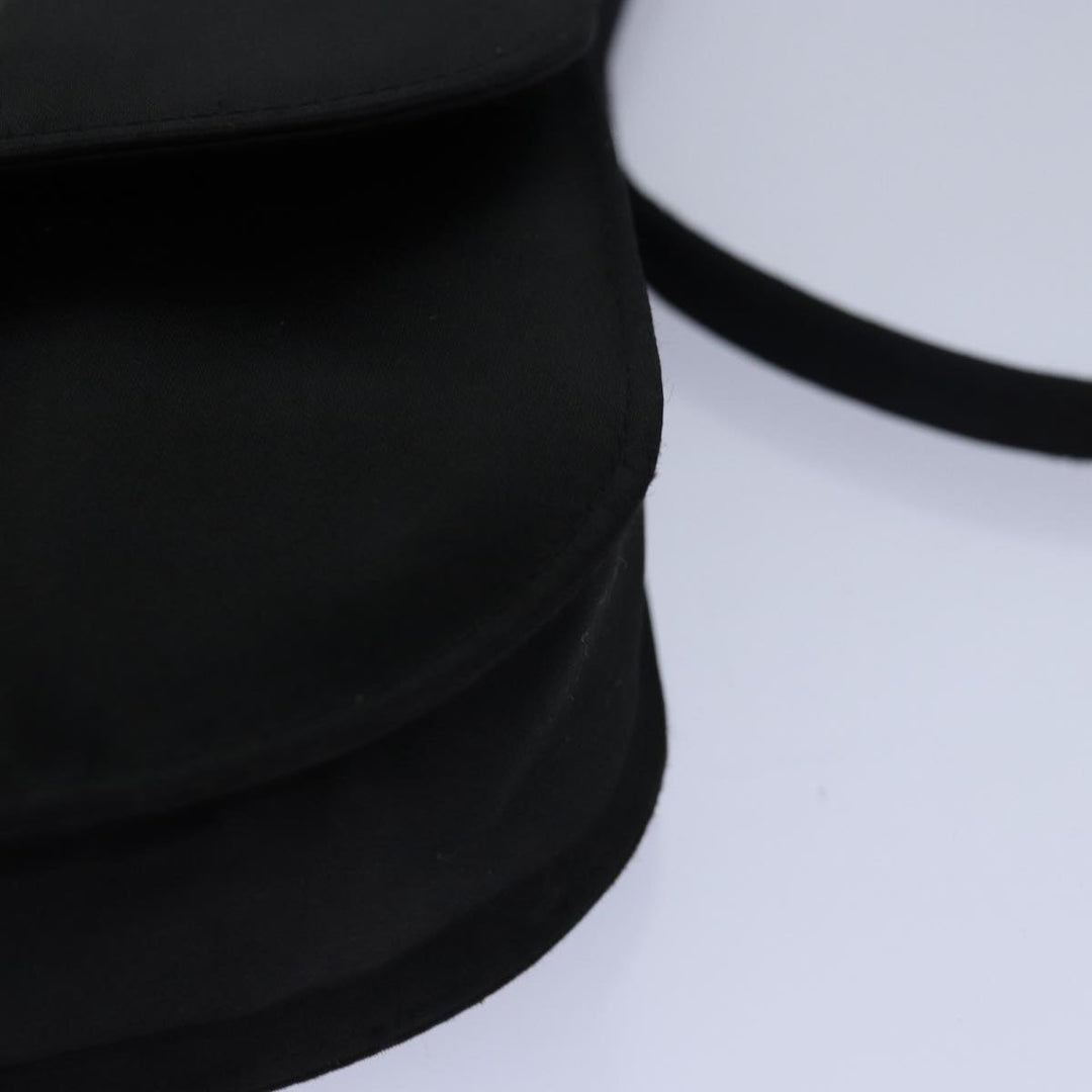 Celine Shoulder Bag Nylon Black Auth 77757