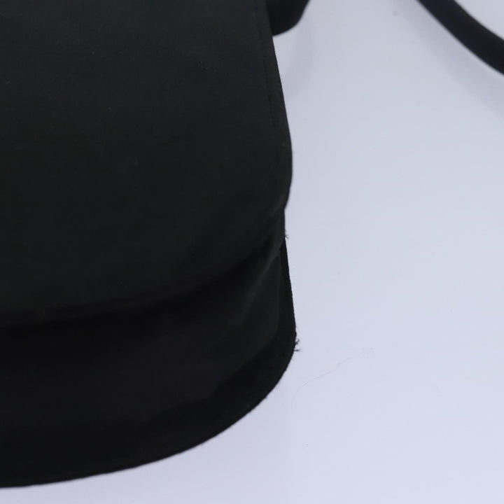 Celine Shoulder Bag Nylon Black Auth 77757