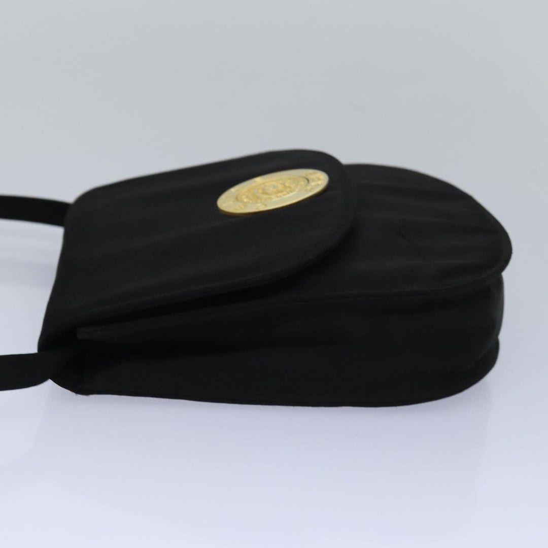 Celine Shoulder Bag Nylon Black Auth 77757