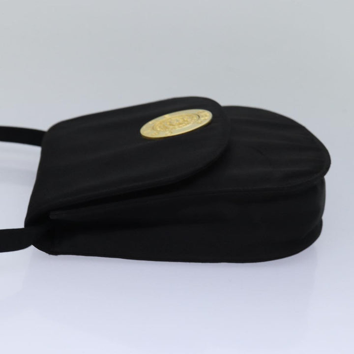 Celine Shoulder Bag Nylon Black Auth 77757