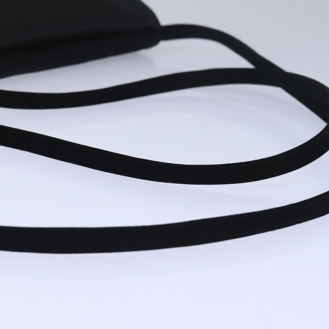 Celine Shoulder Bag Nylon Black Auth 77757