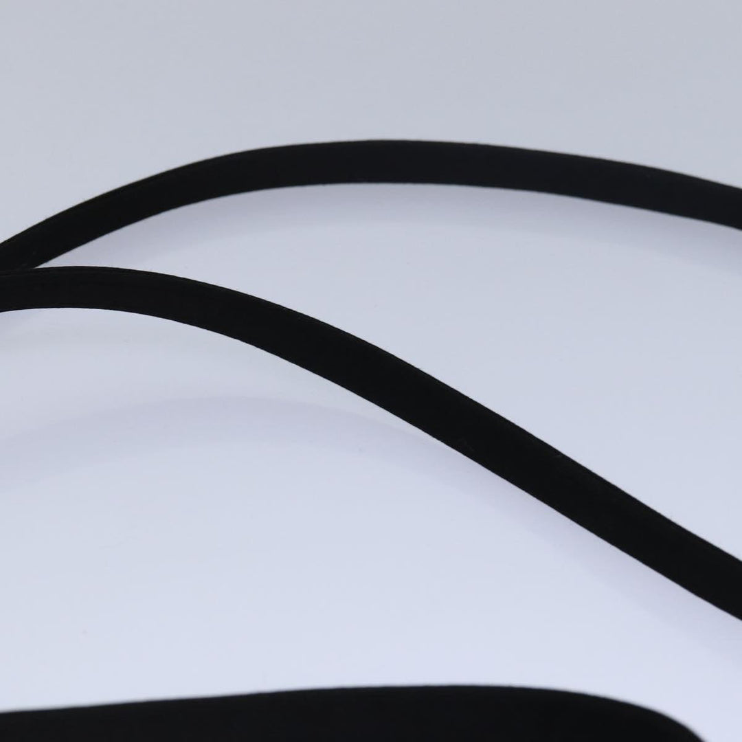Celine Shoulder Bag Nylon Black Auth 77757