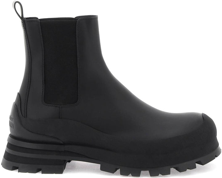 LEATHER CHELSEA ANKLE BOOTS