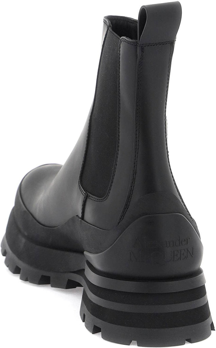 LEATHER CHELSEA ANKLE BOOTS