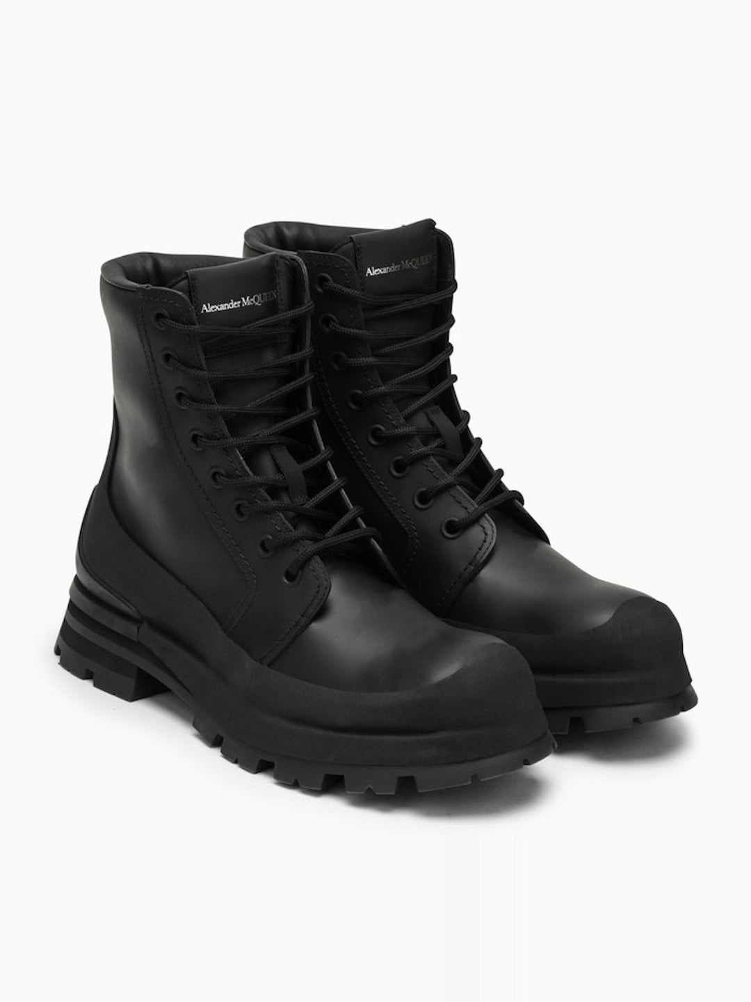 WANDER LEATHER LACE-UP BOOTS