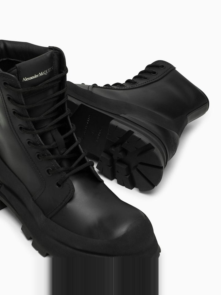 WANDER LEATHER LACE-UP BOOTS