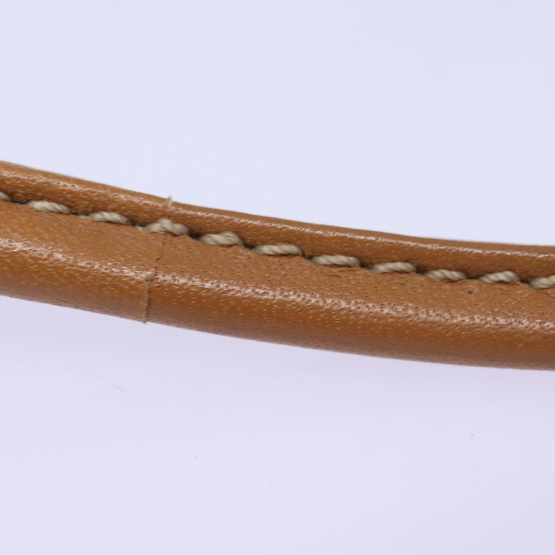Celine Shoulder Bag PVC Leather Brown Auth 77814