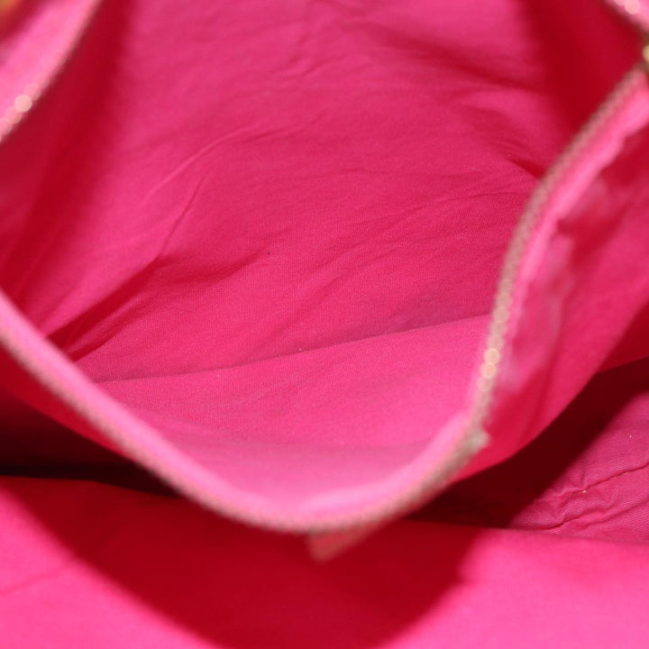 Celine Paris Macadam Canvas Tote Bag Pink Auth 77842
