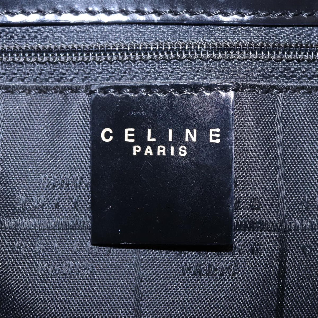 Celine Macadam Canvas Tote Bag Brown Auth 77843