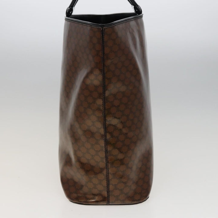 Celine Macadam Canvas Tote Bag Brown Auth 77843