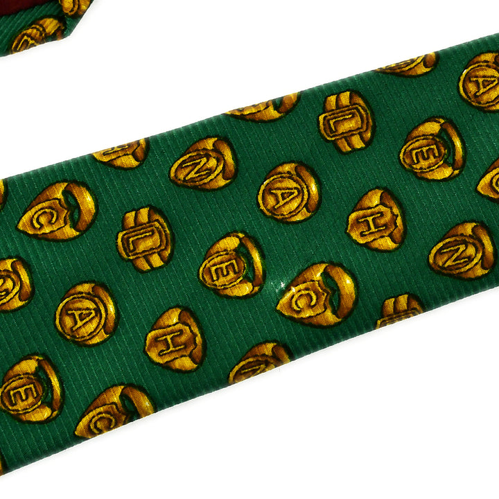Top Quality Chanel Neck Tie Green Small New