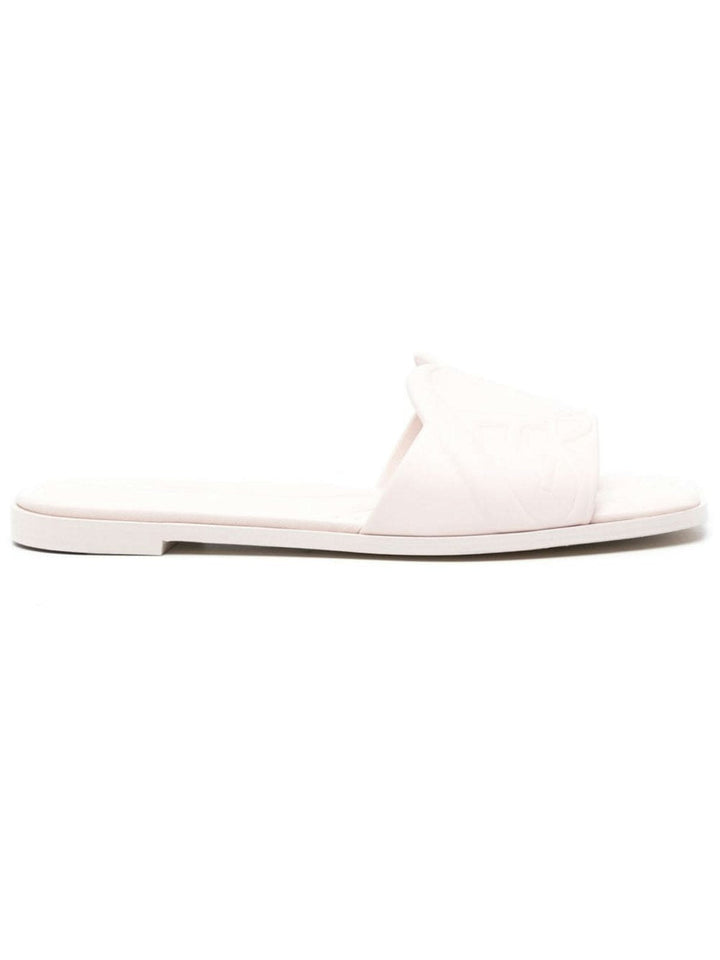 LEATHER FLAT SANDALS