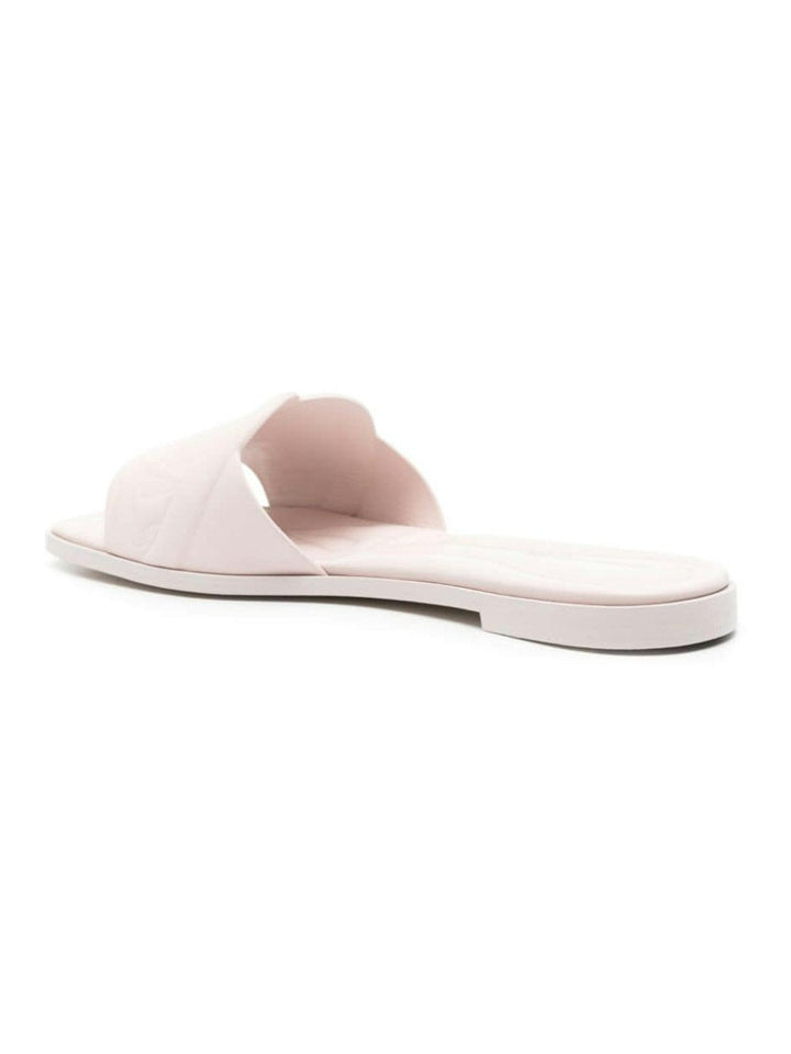 LEATHER FLAT SANDALS