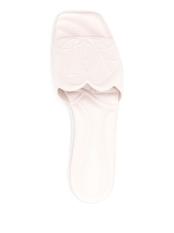 LEATHER FLAT SANDALS