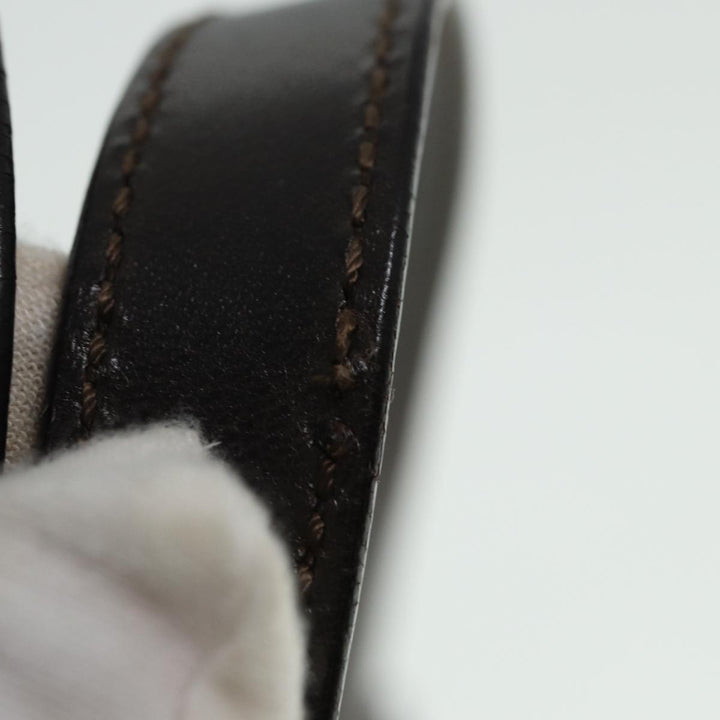 Celine C Macadam Canvas Hand Bag White Auth 78219