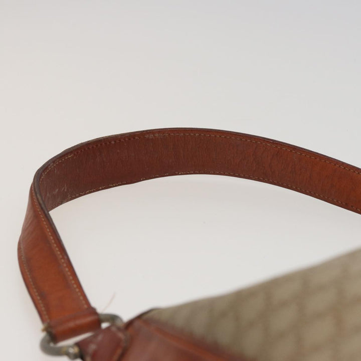 Celine Macadam Canvas Shoulder Bag Beige  78224