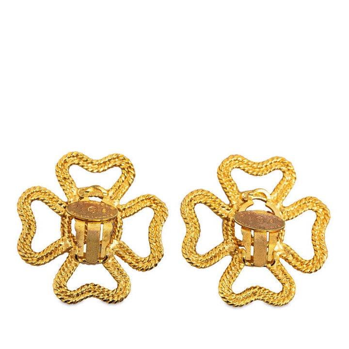 Top Quality Chanel Coco Clover Motif Earring G   Chanel