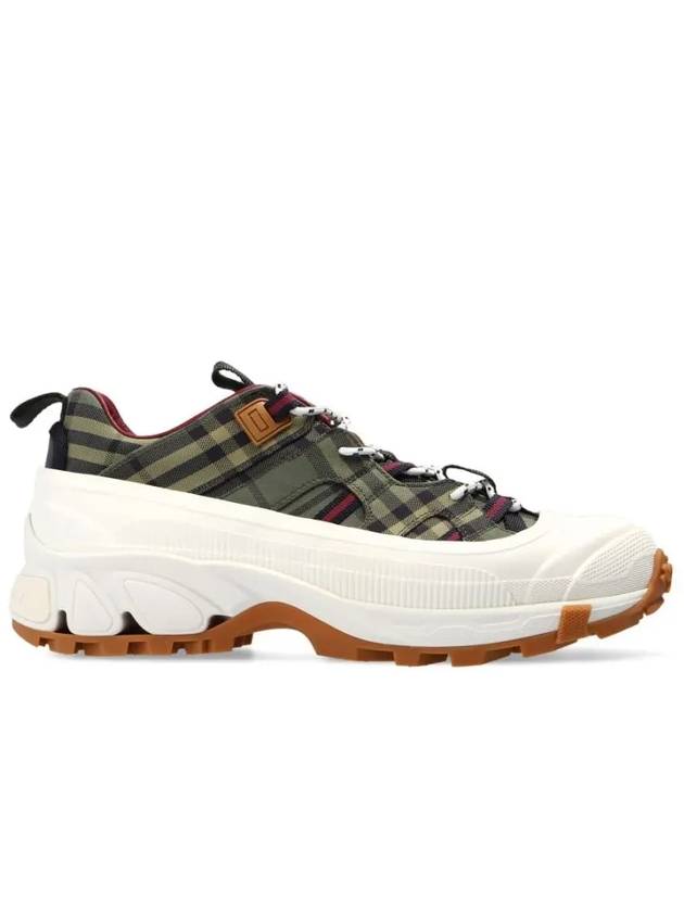 Top Quality Burberry Arthur Vintage Check Sneakers Green