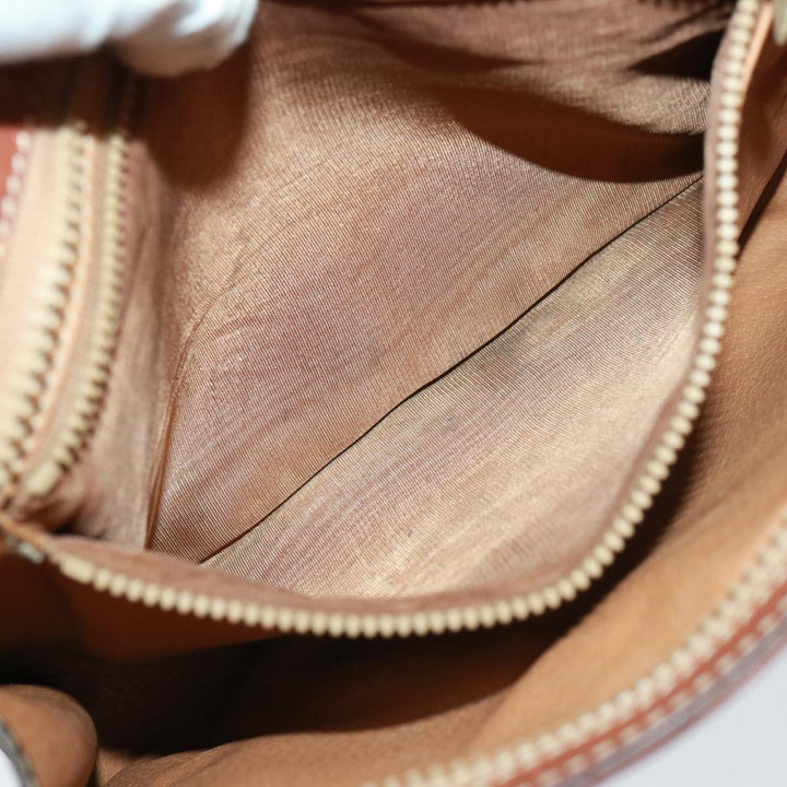 Celine Canvas Clutch Bag 2Set Brown Auth 78513