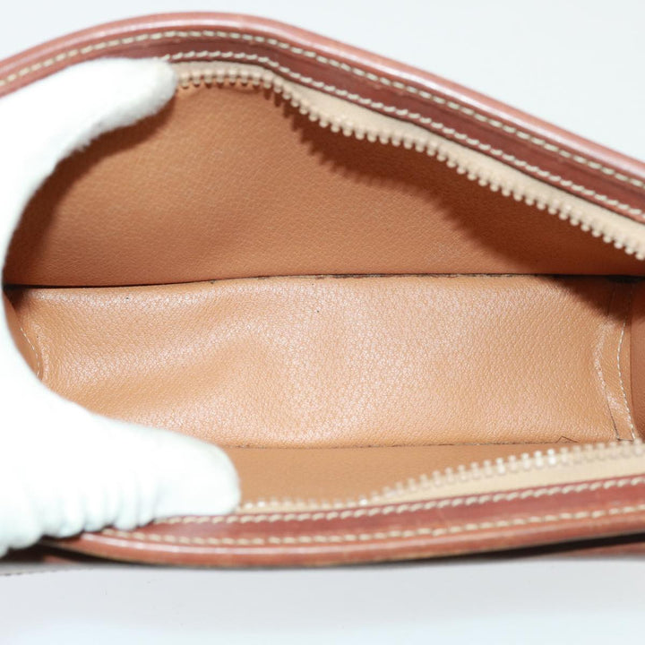 Celine Canvas Clutch Bag 2Set Brown Auth 78513