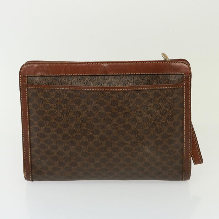 Celine Canvas Clutch Bag 2Set Brown Auth 78513