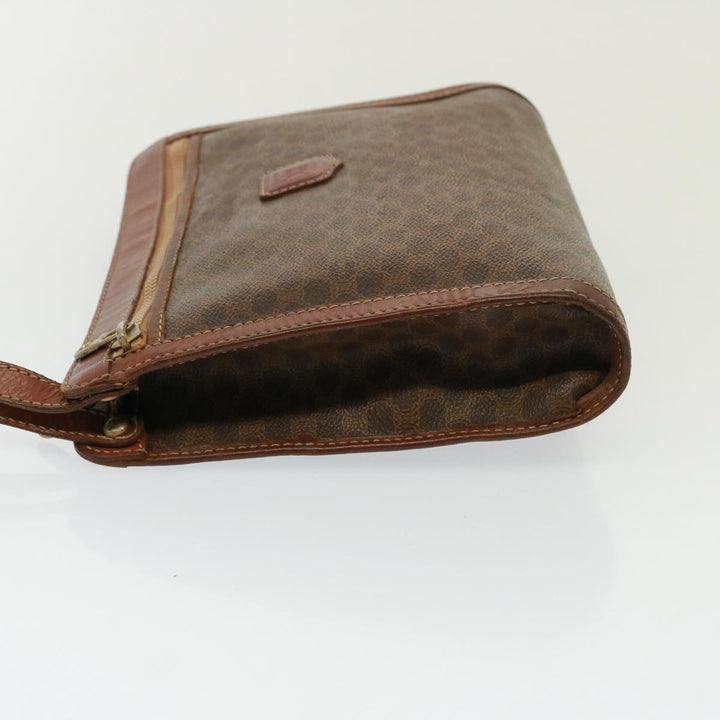 Celine Canvas Clutch Bag 2Set Brown Auth 78513