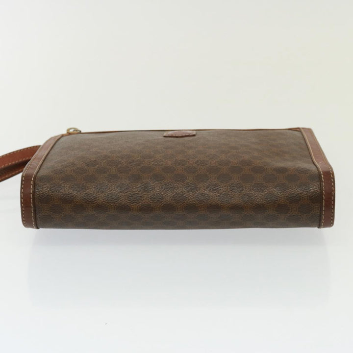 Celine Canvas Clutch Bag 2Set Brown Auth 78513