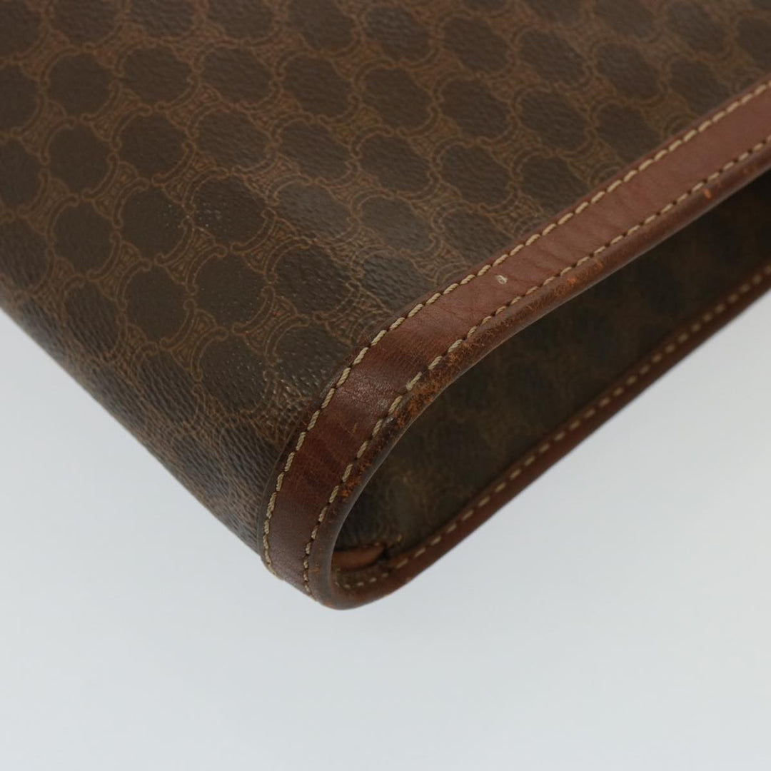 Celine Canvas Clutch Bag 2Set Brown Auth 78513