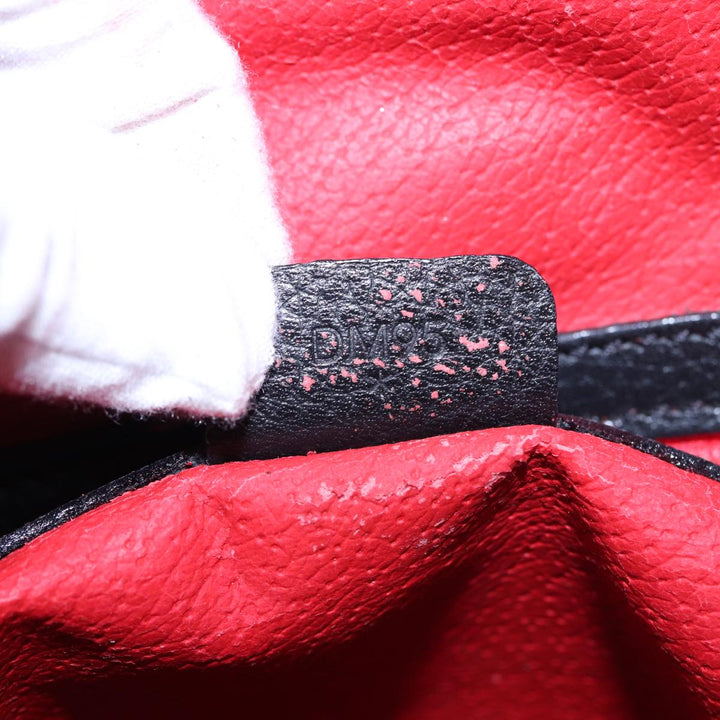 Celine Shoulder Bag Leather Black  78547
